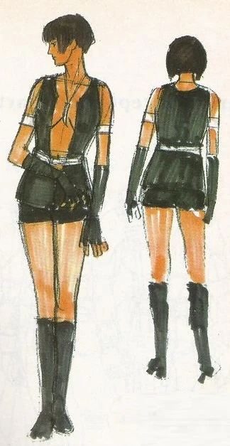 Resident Evil 1 1996 Jill Valentine concept art 11
