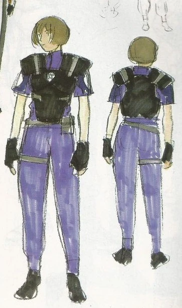 Resident Evil 1 1996 Jill Valentine concept art 13