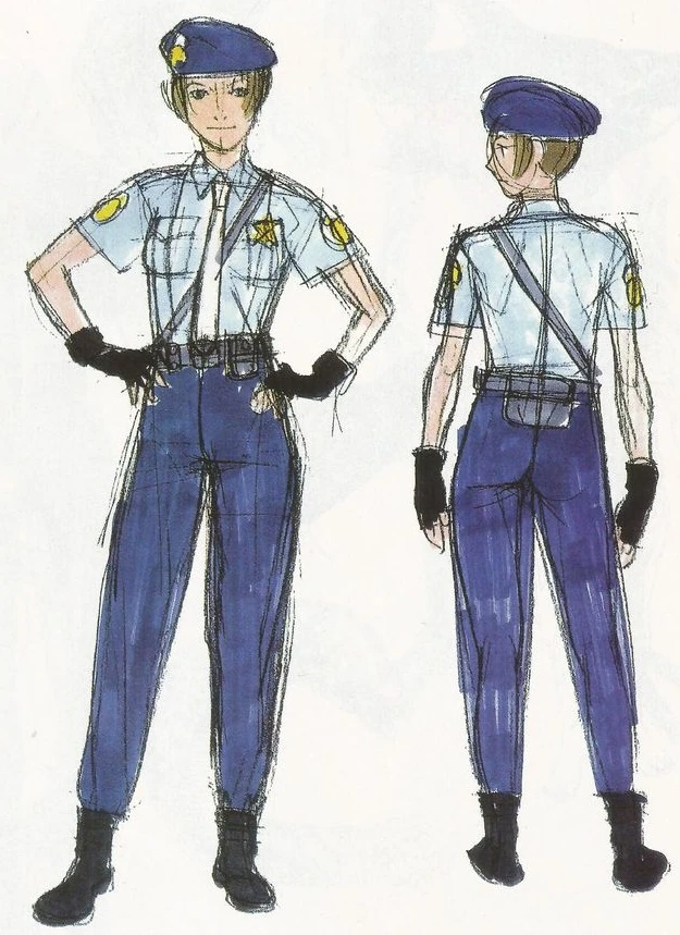 Resident Evil 1 1996 Jill Valentine concept art 23