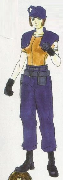 Resident Evil 1 1996 Jill Valentine concept art 2