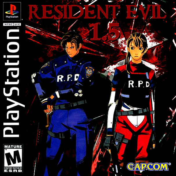 Resident Evil 1.5 fan art cover